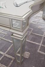 Tessani Silver Wood Coffee Table