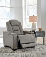 The Man-Den Gray Power Recliner