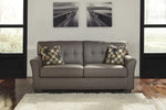 Tibbee Slate Fabric 2-Seat Sofa