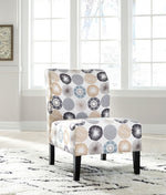 Triptis Gray/Tan Fabric Accent Chair