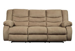 Tulen Mocha Chenille Manual Recliner Sofa