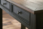 Tyler Creek Grayish Brown/Black Wood Sofa Table