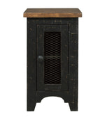 Valebeck Black/Brown Chair Side End Table