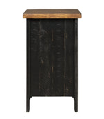 Valebeck Black/Brown Chair Side End Table