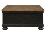 Valebeck Black/Brown Lift-Top Coffee Table