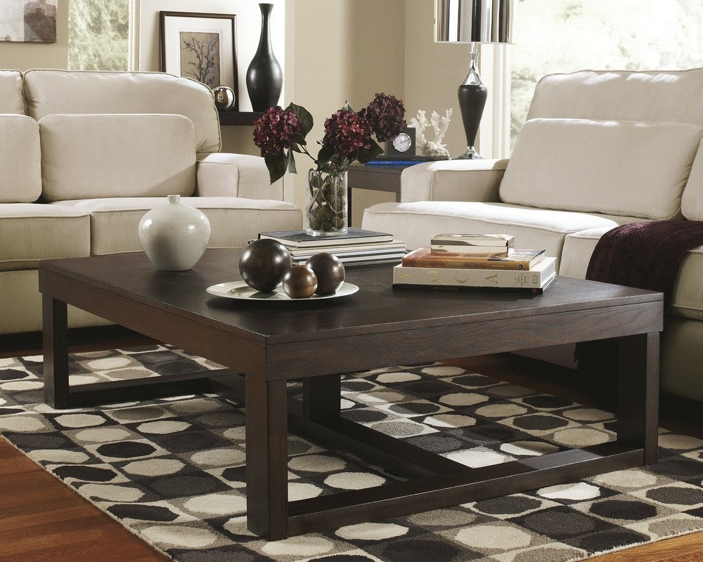 Watson Dark Brown Wood Coffee Table