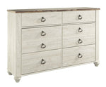 Willowton Whitewash Wood Dresser