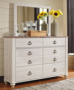 Willowton Whitewash Wood Dresser