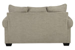 Zarina Jute Fabric Loveseat