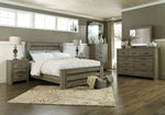 Zelen Warm Gray Wood 7-Drawer Dresser