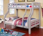 Solpine Gray Twin/Full Bunk Bed (Oversized)