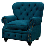 Stanford Dark Teal Fabric Chair