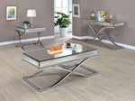 Sundance Chrome Metal/Mirror End Table