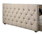 Suzanne Ivory Linen-Like Fabric Twin Daybed