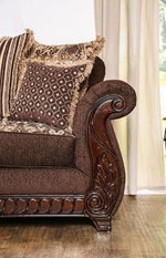 Tabitha Brown Fabric Sofa (Oversized)
