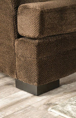 Taliyah Brown Chenille Loveseat