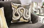 Taliyah Gray Chenille Loveseat