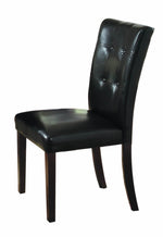 Teague 2 Brown Leatherette Upholstered Side Chairs