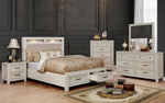 Tywyn Antique White Wood Cal King Bed