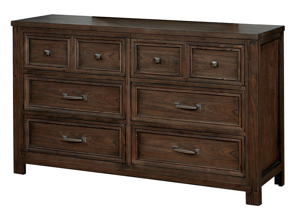 Tywyn Dark Oak Wood Dresser with 8 Drawers