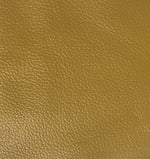 Valeria Mustard Leather Chair with Flared Arms