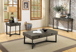 Veblen Dark Oak Wood 2-Drawer Coffee Table