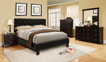 Velen Black Cal King Bed (Oversized)