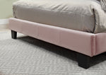 Velen Blush Pink Flanelette Full Bed