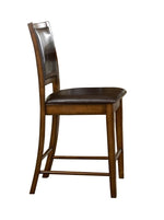 Verona 2 Burnished Oak Counter Height Chairs