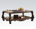 Versailles 3-Pc Cherry Oak Wood Coffee Table Set