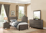 Vestavia Modern Gray Finish Twin Bed