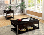 Wasta Dark Oak Wood 2-Drawer Coffee Table