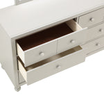 Wellsummer Gray Wood 6-Drawer Dresser