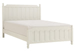 Wellsummer White Wood Queen Bed