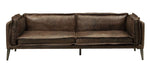 Winchester Chocolate Top Grain Leather 2-Seat Sofa (Oversized)