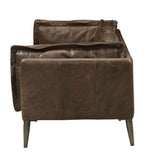 Winchester Chocolate Top Grain Leather 2-Seat Sofa (Oversized)