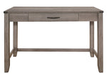 Woodrow Gray Wood 1-Drawer Writing Desk