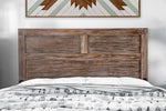 Wynton Light Oak Wood Cal King Bed (Oversized)