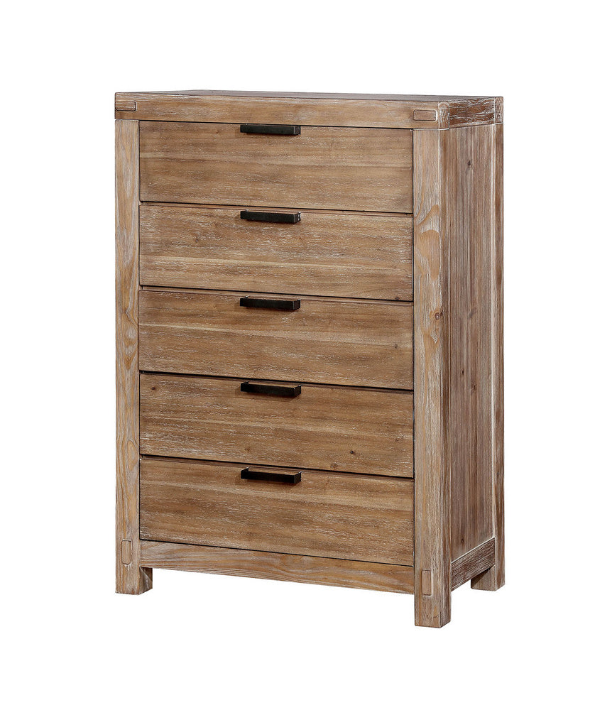 Wynton Weathered Light Oak Wood Chest