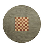 Yelena Gray Wood Game Table