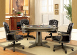 Yelena Gray Wood Game Table