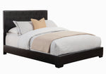 Conner Black Leatherette Twin Panel Bed