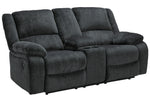 Draycoll Slate Manual Recliner Loveseat