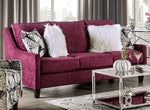 Jillian Plum Chenille Sofa