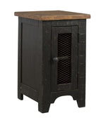 Valebeck Black/Brown Chair Side End Table