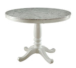 Penelope White Round Dining Table