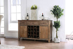 Sania III Rustic Oak Wood Server