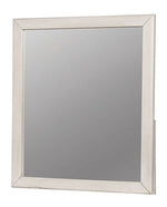 Brogan Antique White Wood/Glass Dresser Mirror