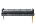 Eileen Grey Slub Velvet Bench