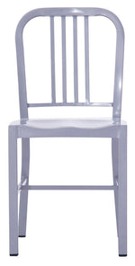 Evonne 2 Gray Metal Side Chairs